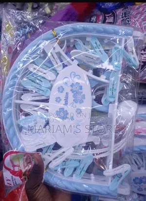 Foldable Circular Clothes Peg Hanger Rack