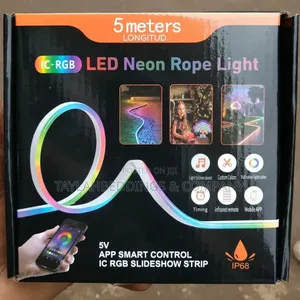 Smart Neon Rope Lights 5m LED Strip with APP Remote Control