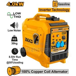 Ingco GEI47506E 4kW Silent Inverter Gasoline Generator