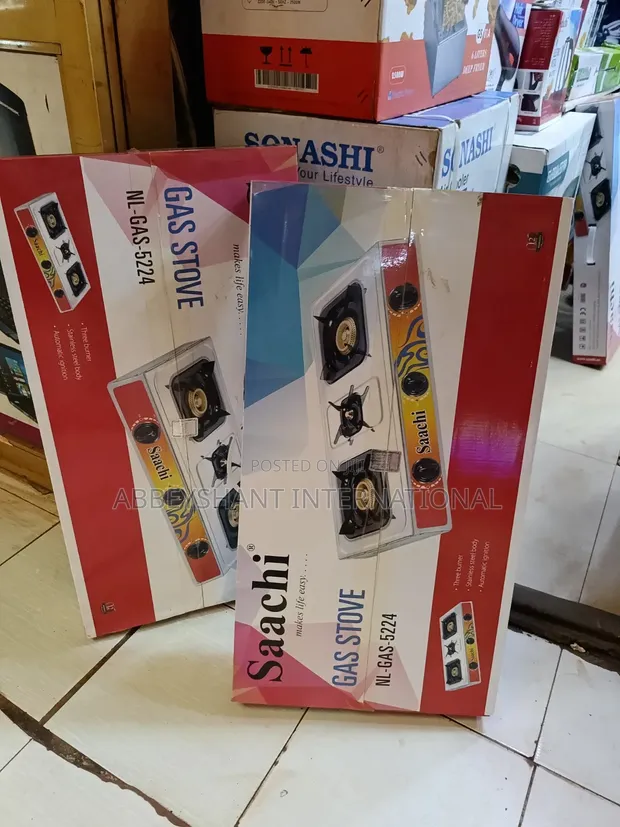 Saachi Triple Burner Gas Stove NL-GAS-5224 - 1