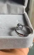 Split-Band Engagement Ring with Single Round Brilliant-Cut Stone - 3
