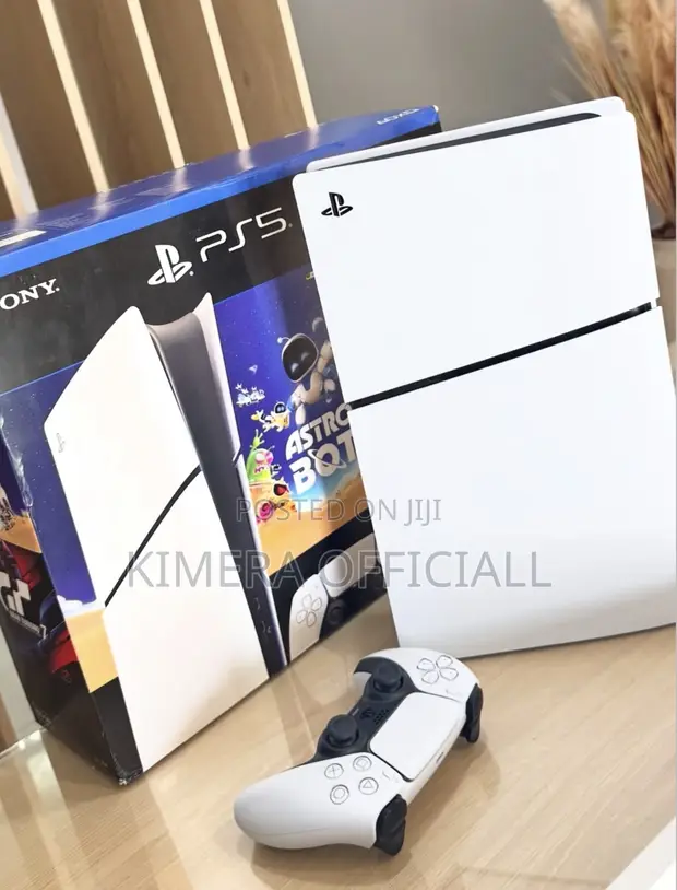 PS5 Slim Console with 2 Controllers and 5 Games - 1