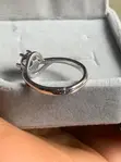 Cubic Zirconia Engagement Ring - 2