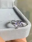 Round-Cut Cubic Zirconia Engagement Ring - 2