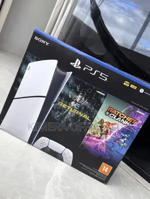 Brand New PS5 Slim Console with 2 Controllers & 5 Games