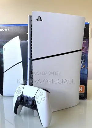 PS5 Digital Edition Console with 2 Controllers & 4 Games