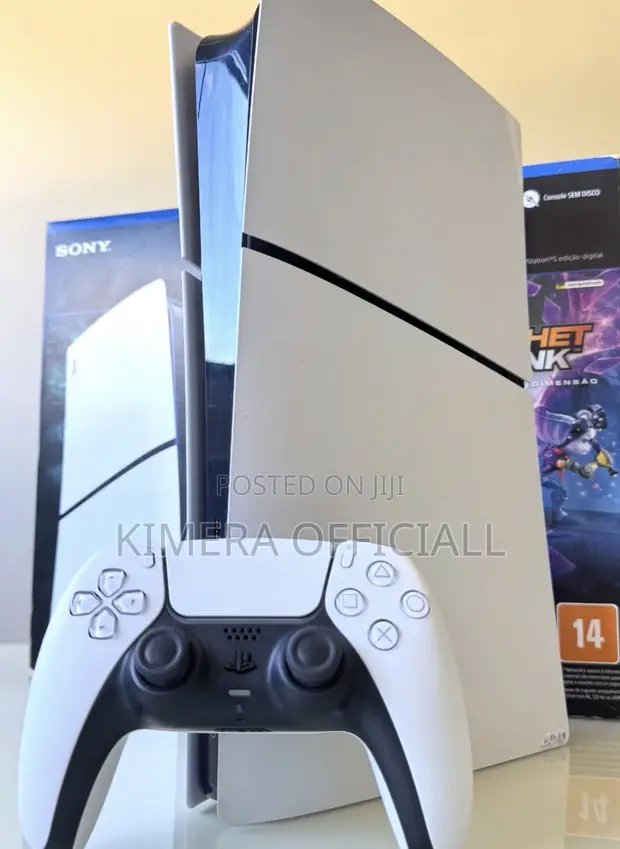 PS5 Digital Edition Console with 2 Controllers & 6 Games - 1