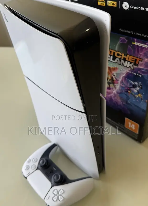 PS5 Slim Console Package with 2 Controllers & 4 Games - 1