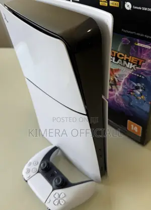 PS5 Slim Console Package with 2 Controllers & 4 Games