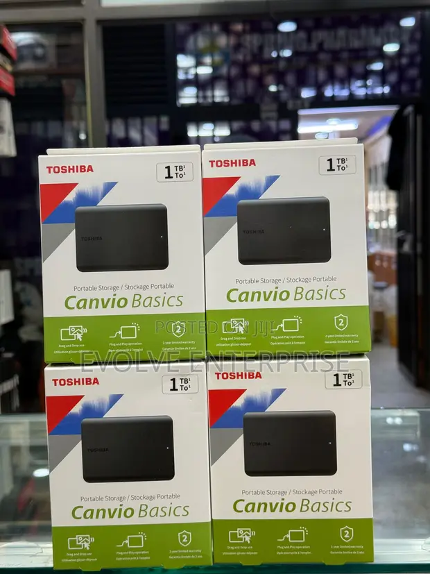 Toshiba 1TB External Hard Drive - Brand New - 1