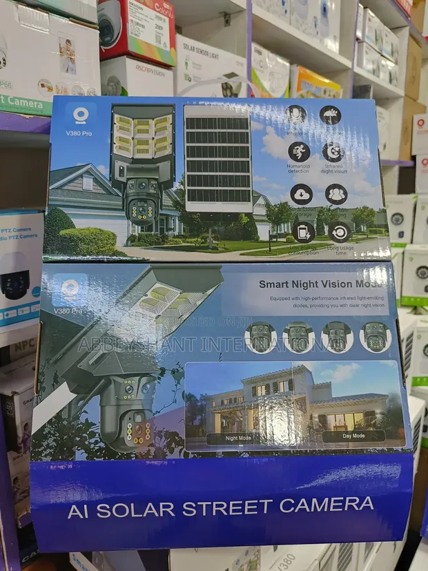 V380 Pro AI Solar Street Camera - 1