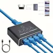 RJ45 Internet Splitter - 1 to 4 - 1000Mbps Gigabit Ethernet Hub - 2
