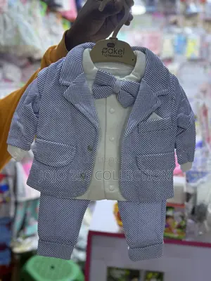 686 Stripped Blue Baby Outfit