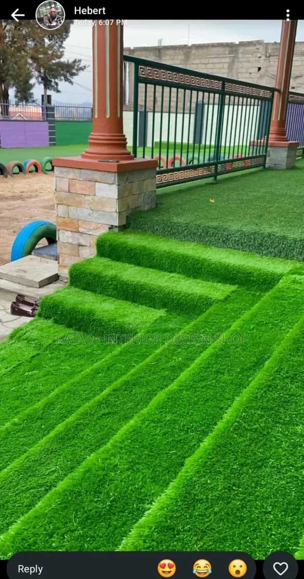 Sun and Water Resistant Artificial Grass Carpet - 1