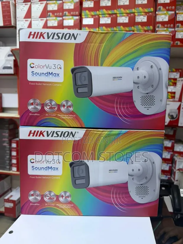 Hikvision ColorVu 3.0 SoundMax Fixed Bullet IP Camera - 1