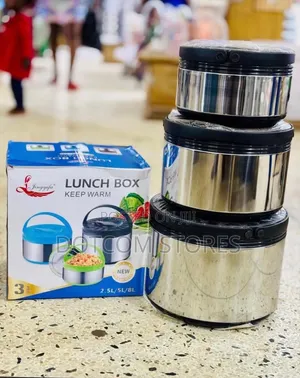 Jingyifa 3-Piece Insulated Stainless Steel Lunch Box Set