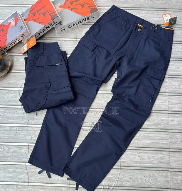Khaki Durable Cargo Pants - 1