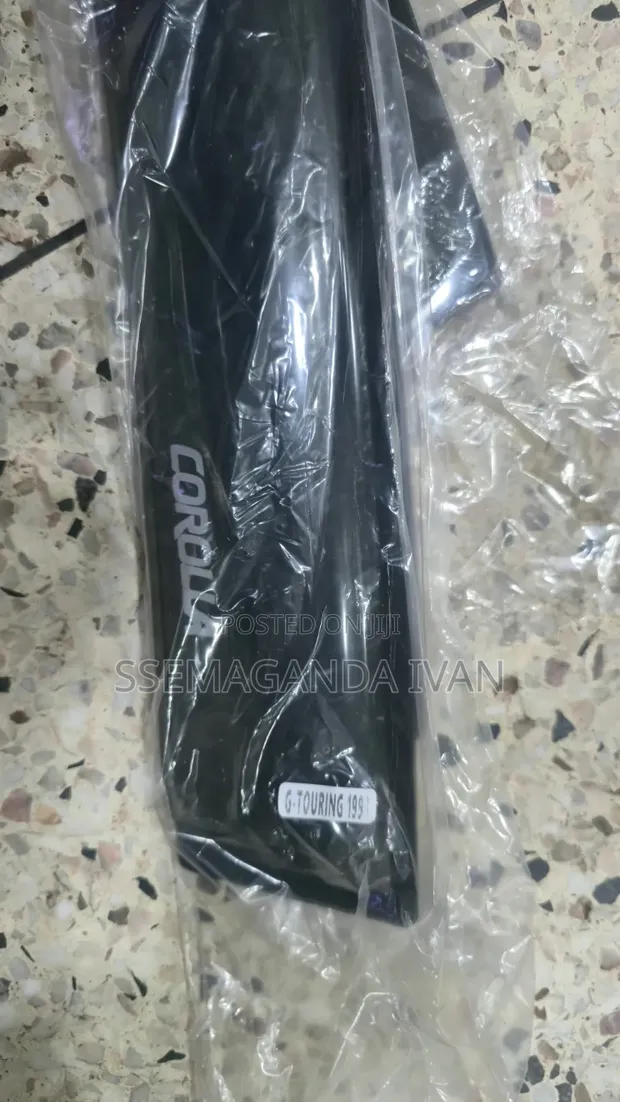Toyota Corolla G Touring Rain Guards Tinted Black - 1