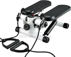 Mini Stepper Exercise Machine with LCD Monitor & Resistance Bands