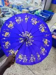 Floral Satin Umbrella - 1