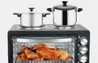55 Litres Hoffmans Mini Oven with Hotplates - 3