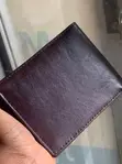 Brown Leather Mont Blanc Men's Bifold Wallet in Gift Box - 2