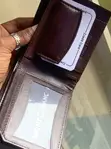 Brown Leather Mont Blanc Men's Bifold Wallet in Gift Box - 3