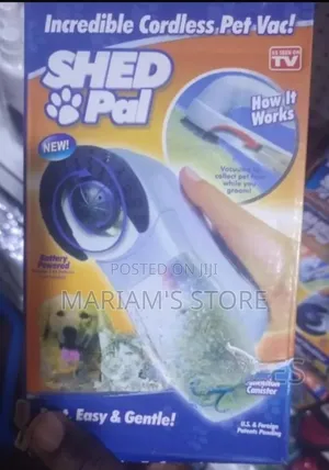 Shed Pal Cordless Pet Vac - Battery-Powered Grooming Tool