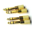 2pcs 6.35mm Male to 3.5mm Female Stereo Headphone Adapter - 2