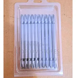 10pcs Magnetic Screwdriver Bits (Cross/Slot)