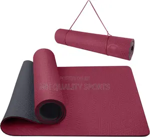 Yoga / Gym Mat with Alignment Lines
