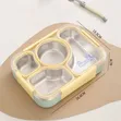 Stainless Steel Bento Lunch Box with Spoon - 1