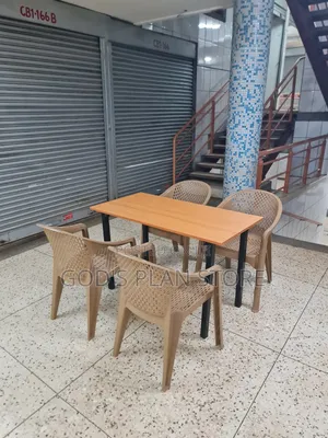 OXy Foldable Wooden Dining Table and Chairs Set