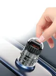 Porodo Dual Port Transparent Car Charger - 3
