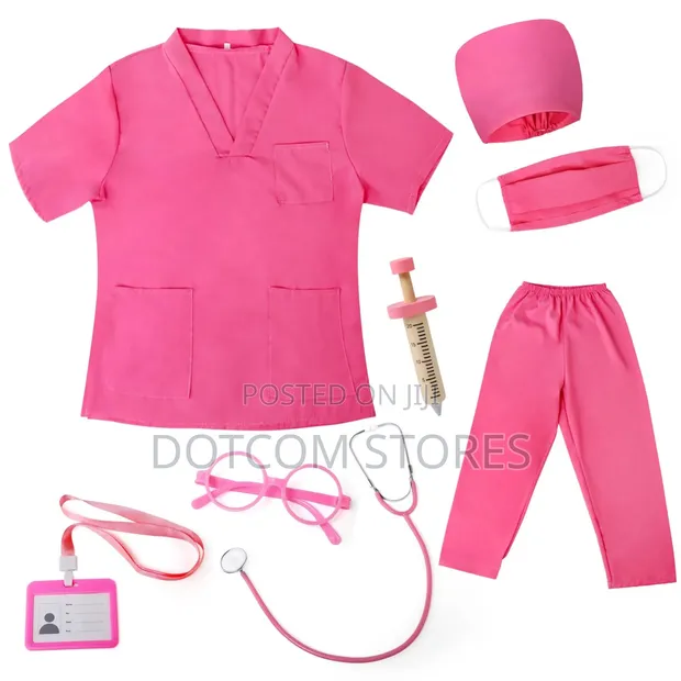 8 Pcs Kids Doctor Costume Set - 1