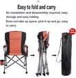 Heavy Duty High Back Camping Chair with Cup Holder - 1