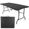 Portable Folding Table - 6-Foot Plastic Desk - 1