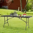 6ft Outdoor Foldable 8 Seater Table - 1