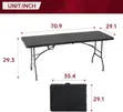 6ft Outdoor Foldable 8 Seater Table - 2
