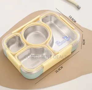 Durable Stainless Steel Bento Lunch Box - Lil Monster