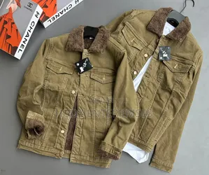 Italian Wool Men's Brown Jean Jacket