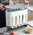 5-Grid Wall-Mounted Dry Food Dispenser - 1