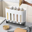 5-Grid Wall-Mounted Dry Food Dispenser - 3