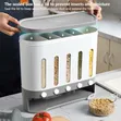 5-Grid Wall-Mounted Dry Food Dispenser - 4