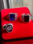 Men's Rings with Various Stones - 1