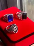 Men's Rings with Various Stones - 2