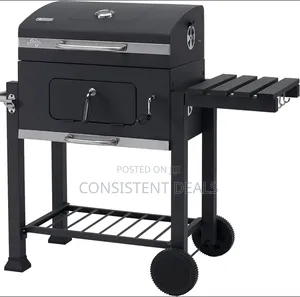 Heavy Duty Charcoal BBQ Grill with Thermometer