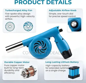 Portable Electric Air Blower (12V, 5000 RPM)