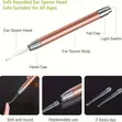 Luminous Ear Wax Picker / Cleaner with Light for Adults - 4