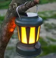 Retro-Style Solar-Rechargeable LED Camping Lantern - 3